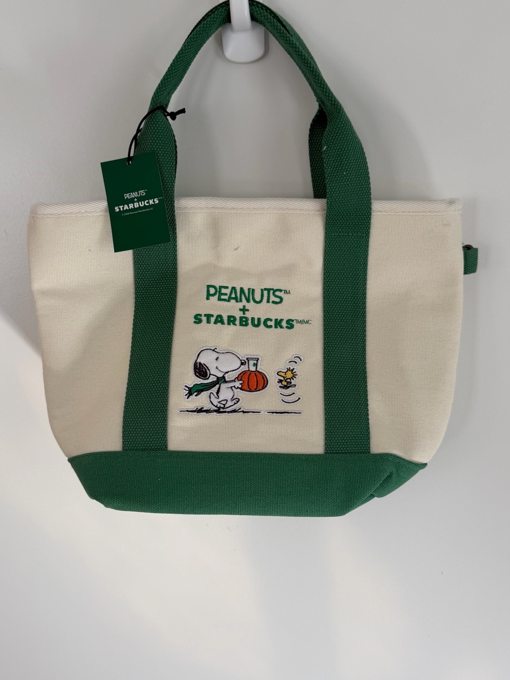 STARBUCKS  + Peanuts Fall Collection Tote NWT